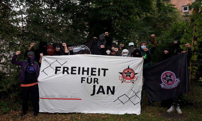Libertà per Jan! Contro le condizioni sociali autoritarie, a Norimberga e ovunque!