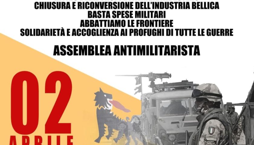 Opporsi alla guerra. Sabato 2 aprile manifestazione a Milano.