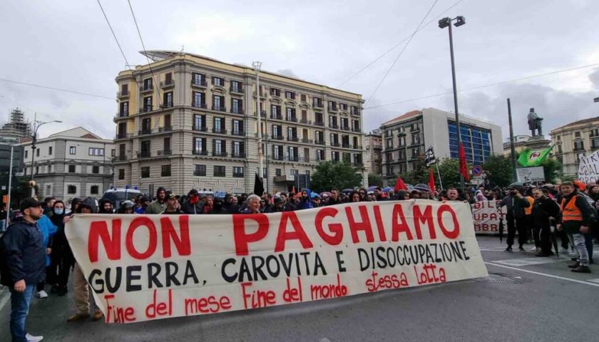 5 Novembre a Napoli contro guerra, carovita, sfruttamento.