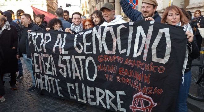 Manifestazione per la Palestina a Roma