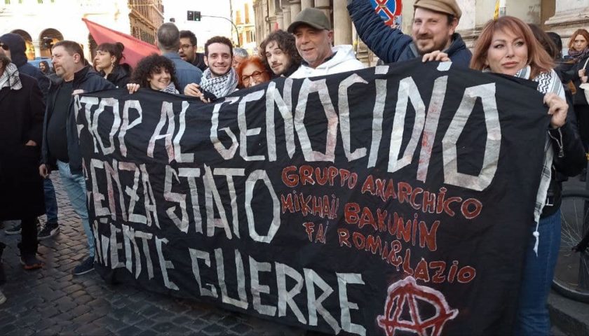 Manifestazione per la Palestina a Roma