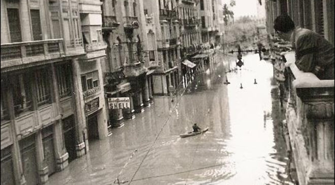 L’inondazione di Valencia del 1957 e la solidarietà dei prigionieri