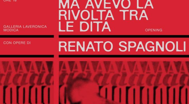 Ma avevo la rivolta fra le dita