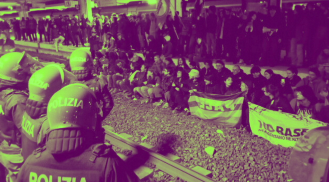 Fermare i treni delle armi. Logistica militare: presidi e blocchi a Livorno e Pisa