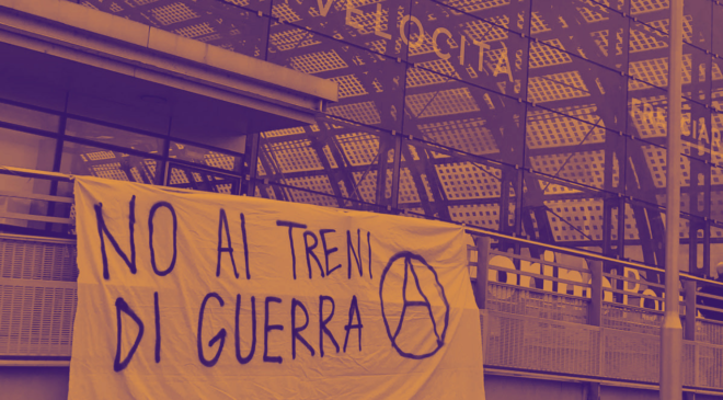 Iniziative contro i treni della guerra tra il 23 e il 29 marzo